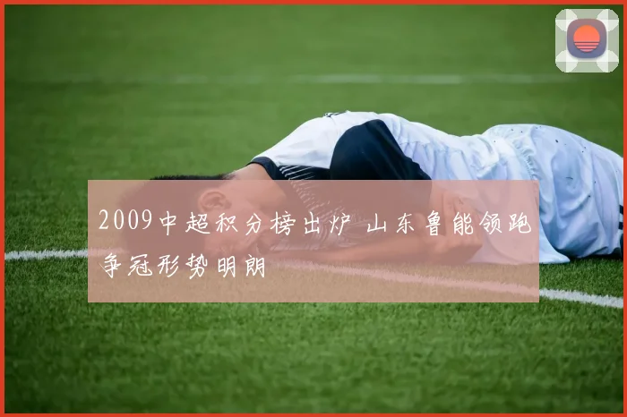 2009中超积分榜出炉 山东鲁能领跑争冠形势明朗